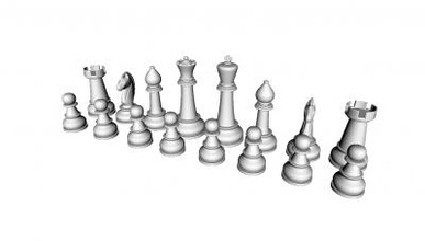 set di scacchi giochi dei giocattoli & hobby La stampa 3D, modello, file 3D stampabile la progettazione, 3d, scacchi, gioco, 3d print model - Mito3D