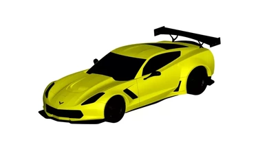 chevrolet corvette c7r 3d baskı model üçleme 3d print model - Mito3D