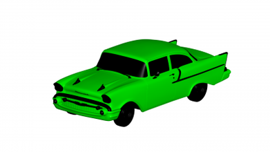Chevrolet 1957 motorlar Ulaşım 3D baskı model dosya yazdırılabilir tasarım 3d Yazdır 3d print model - Mito3D