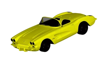chevrolet 1960 corvette 3d printing model - threeding 3d print model - Mito3D