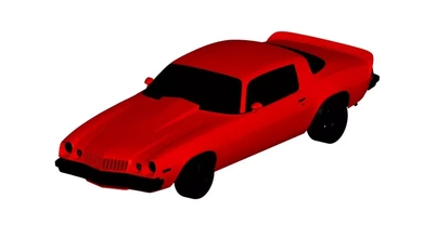 chevrolet camaro 1974 3d impresión modelo trío 3d print model - Mito3D