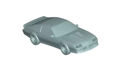 chevrolet camaro 1990 3d modelo impresión trío 3d print model - Mito3D