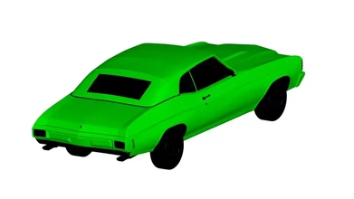 Chevrolet chevelle ss 1971 3d impression modèle trio 3d print model - Mito3D