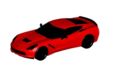 chevrolet corvette c7 3d printing model - threeding 3d print model - Mito3D