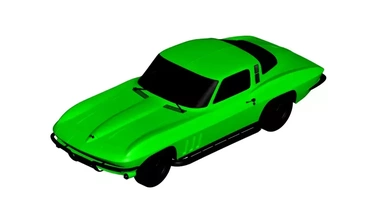 chevrolet corvette stingray 1965 3d printing model - threeding 3d print model - Mito3D