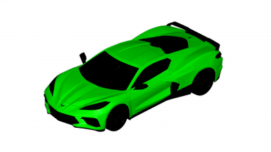 Chevrolet Korvette Stachelrochen 2020 Motoren Transport 3D Drucken Modell Datei druckbar Design 3d drucken 3d print model - Mito3D