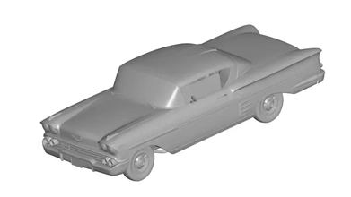 chevrolet impala 1958 3d printing model - threeding 3d print model - Mito3D