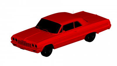 Chevrolet impala ss moteurs transport 3D impression modèle fichier imprimable conception 3d 3D print model - Mito3D