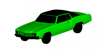 Chevrolet monte carlo 1972 moteurs transport 3D impression modèle fichier imprimable conception 3d 3d print model - Mito3D