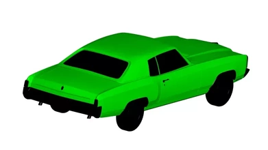 Chevrolet monte carlo 1972 3d impression modèle trio 3d print model - Mito3D