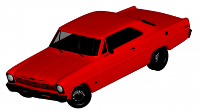 chevrolet nova ss 1966 motors & transport 3D printing model, file, printable design, 3d print, Chevrolet Nova SS 3d print model - Mito3D