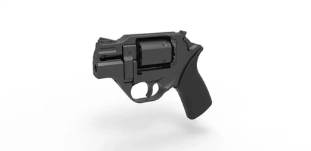 chiappa rhino 20ds 3d printing model - threeding toy printable pistol gun print revolver firearm sidearm chiapparhino rhino20ds 3d print model - Mito3D