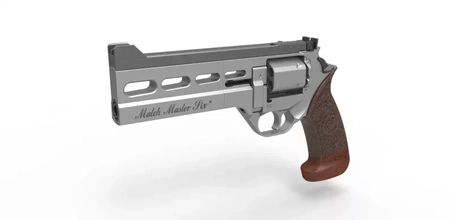 extremo rinoceronte 60ds partido Maestro 3d impresión modelo trío juguete imprimible pistola revólver arma fuego mano chiapparhino rhino60ds Matchmaster matchmastersix 3d print model - Mito3D