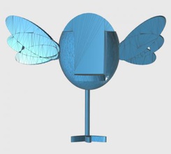 chick-Telefon-Halter home office & Garten 3D-Druck-Modell, 3D-Druck-Datei, 3D-druckbares Modell, 3D-Druck, design, 3d-print, Handy-Halter 3d print model - Mito3D