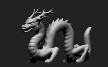 chinese dragon other things 3D printing model, file, printable design, 3d print, Chinese Dragon 3d print model - Mito3D