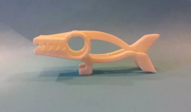chompy durgun yonga klips 3d baskı model üçleme Dinozor sırt çantası balık tarih öncesi Patates Darwin 3d print model - Mito3D