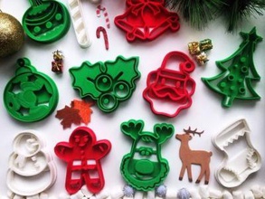 christmas sock cookie cutter tools & machines 3D printing model, file, printable design, 3d print, Cookie Cutter, Christmas 3d print model - Mito3D