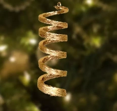 christmas tree twisted decoration 3d printing model - threeding holiday shpere 3d print model - Mito3D