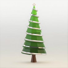 Weihnachtsbaum Natur 3D-Druck-Modell, 3D-Druck-Datei, 3D-druckbares Modell, 3D-Druck, design, 3d-print, 3d, 3d 3d-Druck, 3d-drucken, bedruckbaren, 3d-Modell, 3d-Baum, Weihnachten, Baum, pflanze, grün, Urlaub, winter, Stern, Geschenk, dekorativ, Deko-Baum, Kunststoff, Besondere, einzigartige, low-poly, 3ds max, 3ds, stl, 3d print model - Mito3D