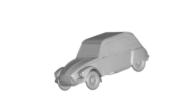 Citroën 3d impression modèle trio 3d print model - Mito3D