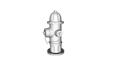 klasik ateş hidrant 3d baskı model üçleme 3d print model - Mito3D