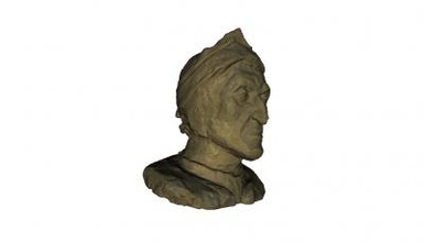 clay head art 3D printing model, file, printable design, 3d print, clay, head, man, 3d print model - Mito3D