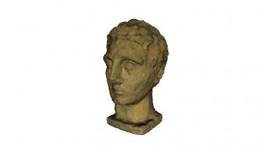 argila homem de cabeça a arte 3D modelo impressão, impressão arquivo design, 3d, barro, cabeça, homem, 3d print model - Mito3D