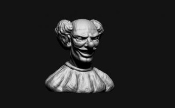 le clown la nature 3D modèle d'impression, l'impression fichier, imprimable modèle, en de conception, d'impression 3d, Clown 3d print model - Mito3D