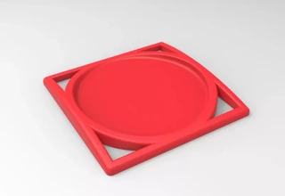 coaster 3d printing model - threeding cup holder porta-copos 3d print model - Mito3D