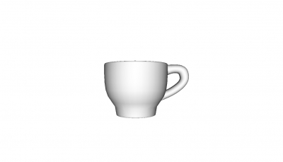 coffee cup plate home office & garden 3D printing model, file, printable design, 3d print, coffee, cup, mug, kitchen, dining 3D print model - Mito3D