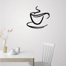 coffee cup wall decoration art 3D printing model, file, printable design, 3d print, tea, kitchen, restaurant, dinning, decor, 2d, decoration, wall, cup, coffee, 3d, art, silhouette, home 3d print model - Mito3D
