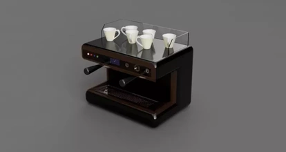 café machine 3d impression modèle trio 3d print model - Mito3D