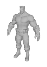 colosse personnage super héros merveille bandes dessinées univer 3d impression modèle trio 3d print model - Mito3D