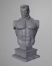 colossus x-men bust 3d printing model - threeding mutants 3d print model - Mito3D
