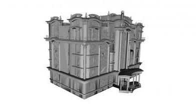 commercial building architecture 3D printing model, file, printable design, 3d print, architectural, commercial, buildings 3d print model - Mito3D
