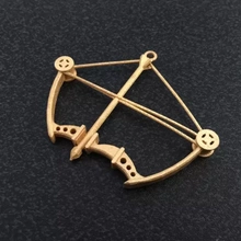 compound bow pendant 3d printing model - threeding arrow jewellery archery archer replica weapon 3d print model - Mito3D