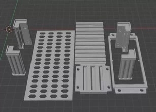 container item1 3d impresión modelo trío juego mesa juegos 3d print model - Mito3D