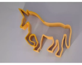 biscuit coupeur cheval 3d impression modèle trio 3d print model - Mito3D