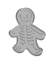 cookie cutter cheerful skeleton 3d printing model - threeding 3d print model - Mito3D