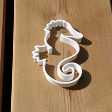 cookie cutter seahorse 3d printing model - threeding 3d print model - Mito3D