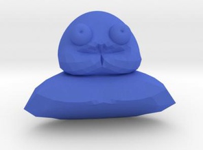 cookie monster Kunst 3D-Druck-Modell, 3D-Druck-Datei, 3D-druckbares Modell, 3D-Druck, design, 3d-drucken, sesame street, Monster, Kinder, Spielzeug, tv, Büsten, Büste, 3d print model - Mito3D