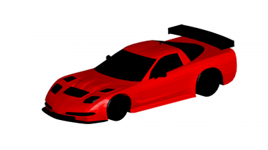 corvette c5 motors & transport 3D printing model, file, printable design, 3d print, Corvette C5 3d print model - Mito3D