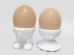 coppia uovo tazze 3d stampa modello treding bot 3d print model - Mito3D