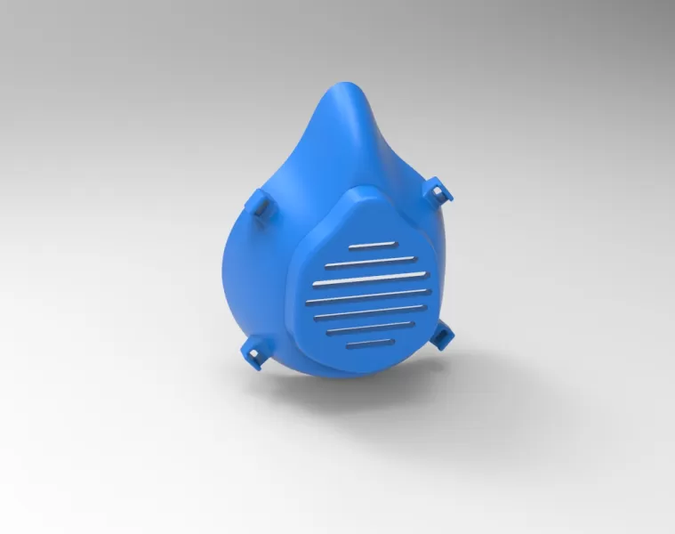 covid-19 mask 3d printing model - threeding safety shield face protector corona covid 3D print model - Mito3D