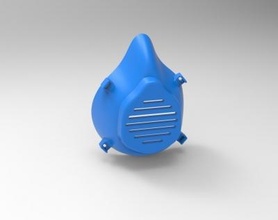 covid 19 maske 3D baskı model dosya yazdırılabilir tasarım 3d Yazdır Kovid Covid Taç Maske Kalkan Koruyucu Emniyet 3d print model - Mito3D