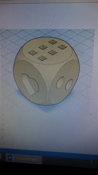 creative dice 3d printing model - threeding 3D print model - Mito3D