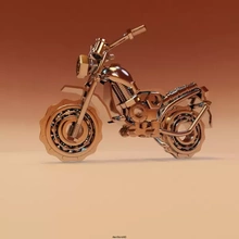 cross country motorcycle 3d printing model - threeding art sculpture toy decor 3d print model - Mito3D