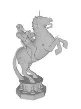 crusader horseback 3d printing model - threeding 3d print model - Mito3D