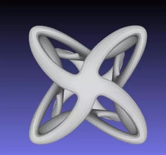 kubisch geometrisch Design 3d Drucken Modell dreiding Geometrie Muster abstrakt Objekt mathematisch Symmetrie 3d print model - Mito3D
