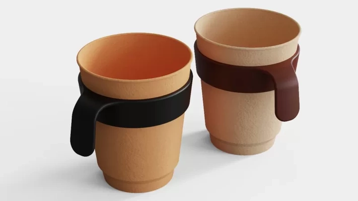 cup 3d printing model - threeding tags coffee tea 3d print model - Mito3D